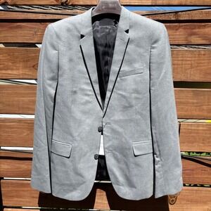 ASOS Suit Men 42R W30 L32 Grey NWT Slim Fit 2-Piece Blazer Trousers Formal